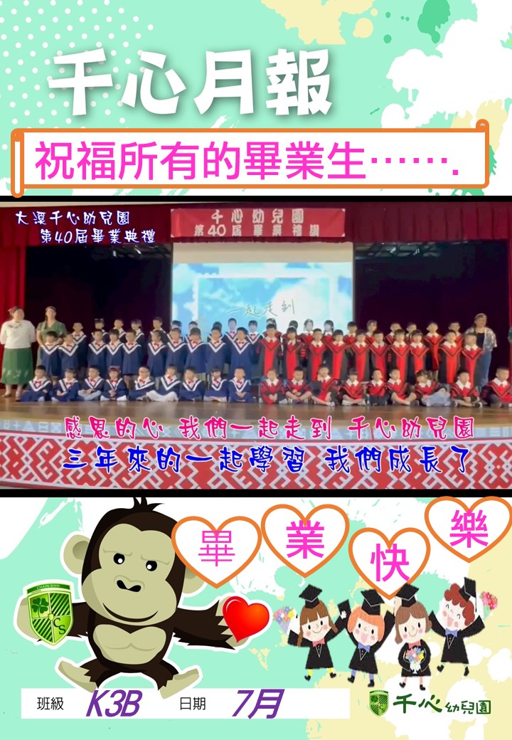 K3B奇異果班7月月報